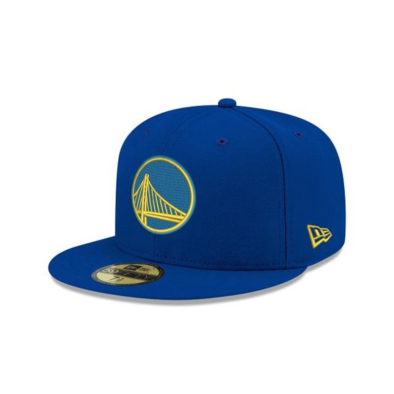 NBA Golden State Warriors Otc 59Fifty Fitted (IFZ4242) - Blue New Era Caps